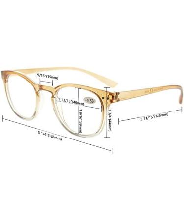 Eyekepper Fashion Readers Womens Reading Glasses +2.25 Yellow/Green Frame - Buy Online on GoSupps.com