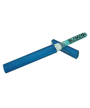 G.Liane Glass Nail Files Professional Crystal Nail File For Natural Nails Acrylic Nails Gels Nails Manicure Pedicure Tools For Home And Salon (Blue)