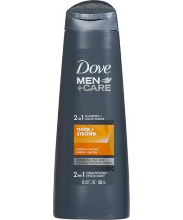 Dove Men+Care Fortifying 2 in 1 Shampoo & Conditioner - Thicker Stronger Hair with Caffeine | 12 oz - International Shipping Available - Buy Online on GoSupps.com
