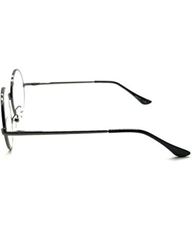 Round Circle Metal Reading Glasses - Sun Readers for Men & Women | Spring Hinged 3-Pack - Stylish & Comfortable - Buy Online on GoSupps.com