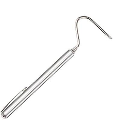 GIVBRO Stainless Steel Hook for Reptile Snakes Retractable Handing Telescopic Lizard Herp Tool