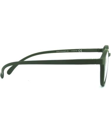 Klammeraffe NO.12 Olive Reading Glasses - 2.5 Diopters | Stylish & Comfortable International Shipping - Buy Online on GoSupps.com