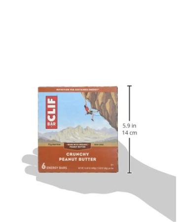 Buy CLIF Crunchy Peanut Butter Bar 2.4 OZ (Pack of 6) - International Shipping Available | Healthy Snack - Buy Online on GoSupps.com