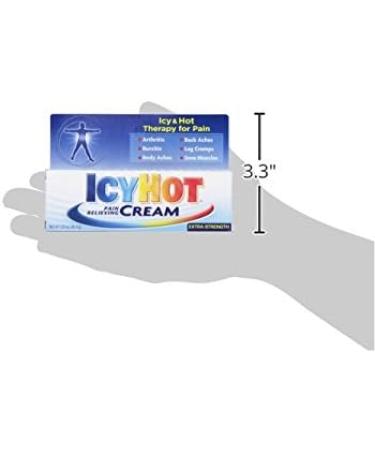 Icy Hot Extra Strength Pain Relieving Cream - Fast Relief 1.25 oz | International Shipping Available - Buy Online on GoSupps.com
