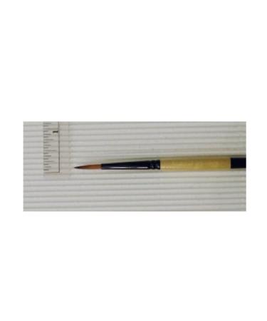 Dynasty Black Gold Series Synthetic Brushes Short Handle 4 round,Natural