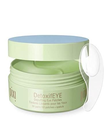 Pixi Beauty DetoxifEYE Depuffing Hydrogel Under-Eye Patches | Hyaluronic Acid & Caffeine Rejuvenate Under-Eye Skin | 30 Pairs Of Patches