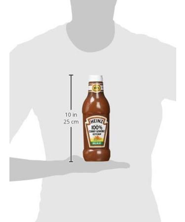 Heinz Curry Spice Ketchup Delikat - Upside Down Bottle - Pack of 8 (590ml) - International Shipping Available - Buy Online on GoSupps.com