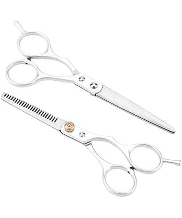 U-M Professional Hair Cutting Edge Series Thining Scissors Set Salon Barber Hairdressing Shear Thinning for Thinning Texturizing Salon Durable Fine Cut(Two-Piece) Deft Design as shown - Buy Online on GoSupps.com
