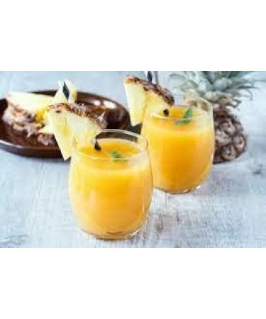 Mikhuna Pineapple Fruit Pulp 475ml - Ideal for Juice, Smoothies, Desserts, Cocktails, Ice Cream & Sauces - Buy Online on GoSupps.com