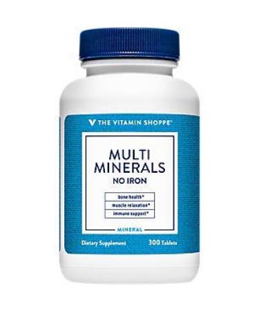 Multi Minerals with Boron & Vitamin D No Iron 300 Tablets by The Vitamin Shoppe
