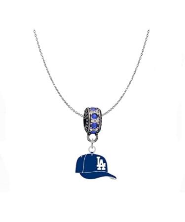 Los Angeles Dodgers Cap Charm for Pandora Style Bracelets | Necklace Accessory - Buy Online on GoSupps.com