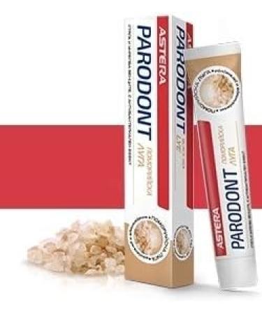 Pack of 2 Astera Parodont Black Sea Lye Toothpastes - 75 ml - Against periodontitis and gingivitis. It suppresses bleeding tightens and soothes the gums. - Buy Online on GoSupps.com
