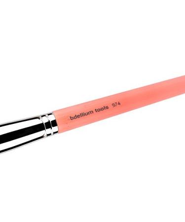 Bdellium Tools 974 Tapered Powder Brush - Professional Makeup Brush Pink Bambu Series - Buy Online on GoSupps.com