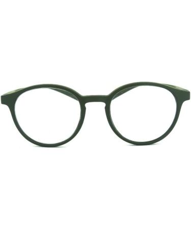 Klammeraffe NO.12 Olive Reading Glasses - 2.5 Diopters | Stylish & Comfortable International Shipping - Buy Online on GoSupps.com