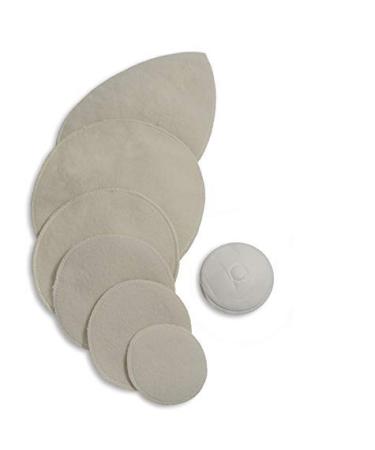 LANACare Organic Nursing Pads - Reusable Breast Pads, Softline Style, Small Size - Buy Online on GoSupps.com