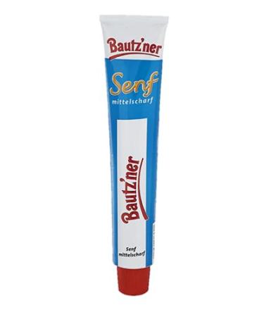 Bautzner - Medium Hot Classic German Mustard - 100 ml - 3.38 fl oz - (Pack of 3) - Germany