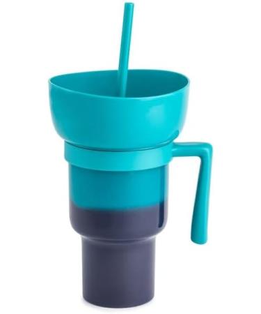 Lirio's Creations 32oz Teal Color Changing Stadium Tumbler - Eco-Friendly Reusable Cup - Buy Online on GoSupps.com