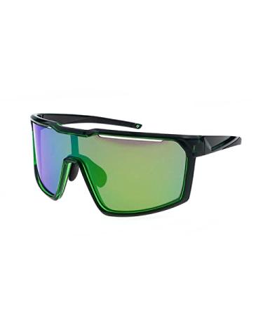 Lightweight Sports Sunglasses for Women Men UV400 Protection Green