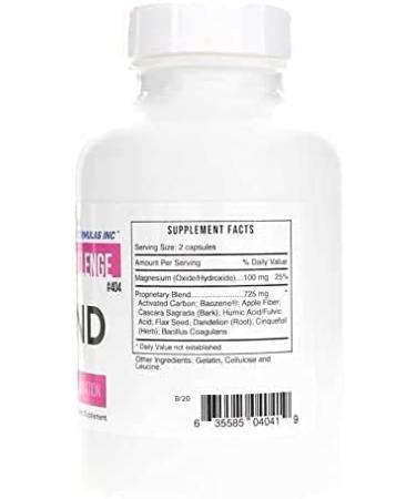 Buy Systemic Formulas #404 Bind - Activated Charcoal Capsules for Ultimate Detox & Optimal Health | 120 Capsules - Buy Online on GoSupps.com