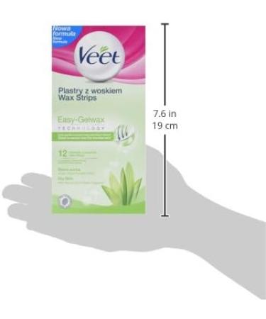 Veet Bandas Cera Fria Piel Seca 12u - Depilaci n Efectiva para Piel Seca | Env o Internacional - Buy Online on GoSupps.com