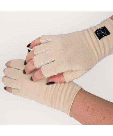Alana Mitchell Anti-Aging Fingerless Gloves for Women  UV Protection Sun Gloves for Driving  Sports & More  Copper Technology Moisturizing Gloves - Reusable Copper Gloves w/UPF 50 - Buy Online on GoSupps.com