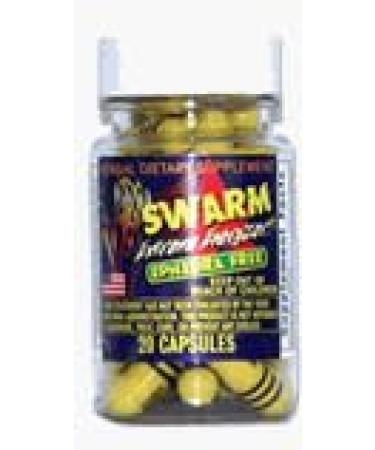 Yellow Swarm Yellow Jacket Ephedra Free 20 Capsules from NVE