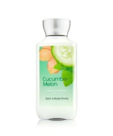 Bath & Body Works Cucumber Melon Gift Set - Body Lotion, Shower Gel & Sponge - 8 fl oz & 10 fl oz - Men or Women - Buy Online on GoSupps.com