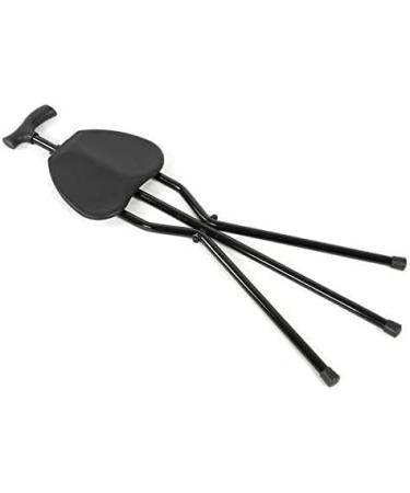Walking Stick with Seat Garden tool parts Foldable Crutch with Seat 3 Legs Handle Cane Walking Stick Unisex for Elderly Household tool parts for Elderly Gift Selfless dedication - Buy Online on GoSupps.com