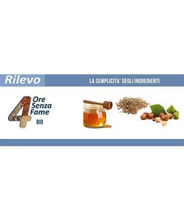  Rilevo Rilevo 4 Hours Without Hunger Organic - 12 packs of 2 bars of 25g (24 x 25g) - Healthy bag of seeds cereals nuts and millefiori honey - Buy Online on GoSupps.com