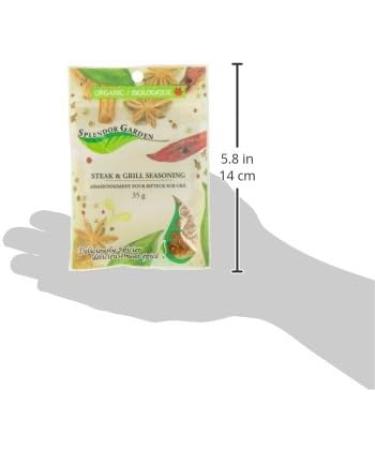 Splendor Garden organic Steak & Grill Seasoning 35.0 Gram 35 g (Pack of 1) - Buy Online on GoSupps.com