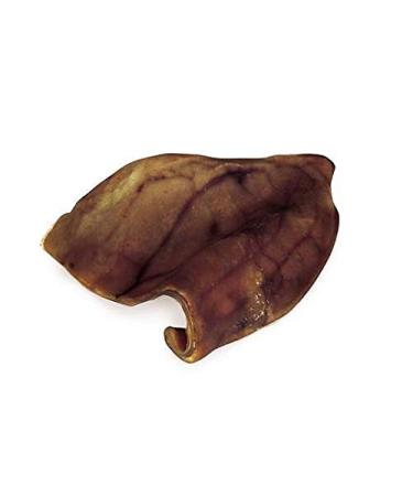 Pig Ears Dog Treat Bulk Packs - 100% All Natural Smoked Pork Savory Tasty Chews(2 Pig Ears)