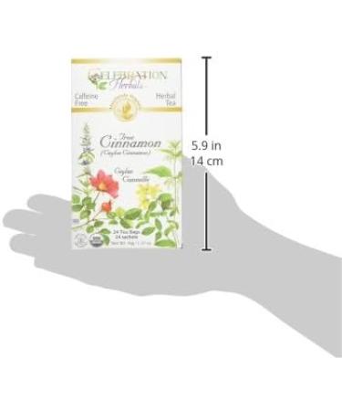 Celebrate Wellness with Celebration Herbals Organic True Cinnamon Tea - 24 Bags 0.02 lb | International Shipping Available - Buy Online on GoSupps.com