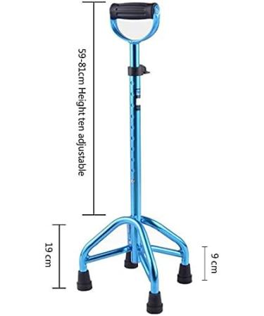 Telescopic Non Slip Crutches Four-Legged Walking Stick Telescopic Walking Stick Retractable Portable Aluminum Alloy Walking Stick Stroke Hemiplegia Walking aid for The Elderly for Arthritis Elderly  - Buy Online on GoSupps.com