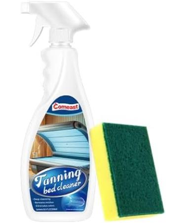 Premium Tanning Bed Cleaner Spray | 16.91 Fl Oz - Effective Solution for Indoor Tanning Beds Acrylic & Plastic - Eliminates Dirt & Particles | Ideal for Salons Spas & Health Clubs - Buy Online on GoSupps.com