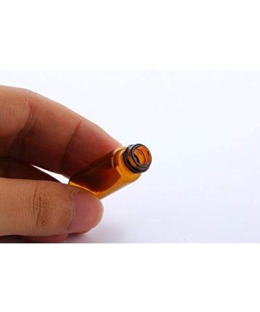 Erioctry 24 Pack Refillable Brown 5ml Containers with Stainless Steel Balls - Perfect for Essential Oils Aromatherapy Perfumes & Lip Gloss - Buy Online on GoSupps.com