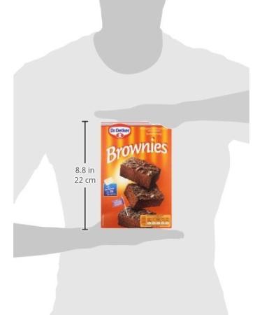 Buy Dr.Oetker Brownies Baking Mix 456g - Dark Chocolate with Raspberry for 16 Brownies | Includes Baking Pan - International Shipping Available - Buy Online on GoSupps.com