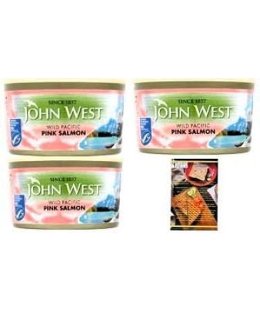 John West Wild Pacific Pink Salmon 213g x3 and Kitchenfella 14 Day Healthy Eating Challenge - Buy Online on GoSupps.com