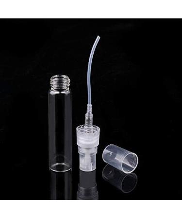 12 x 3ml Clear Mini Glass Spray Bottles - Refillable Perfume & Makeup Atomizers Portable Travel Containers - Buy Online on GoSupps.com