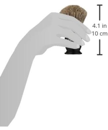 Buy The Art Of Shaving Pure Badger Shaving Brush - Premium Black Shaving Brush with 100% Pure Badger Hair - Buy Online on GoSupps.com