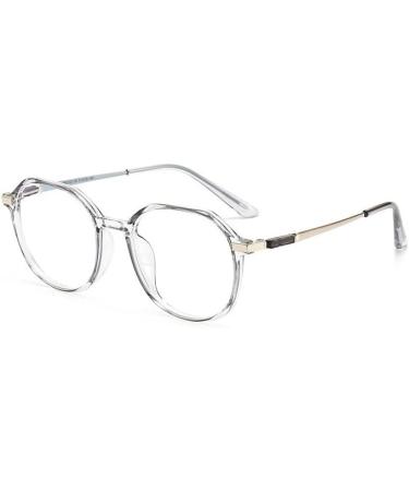Buy Unbreakable Round Reading Glasses - Blue Light Blocking Anti Eye Strain +150 Gray - International Shipping Available - Buy Online on GoSupps.com