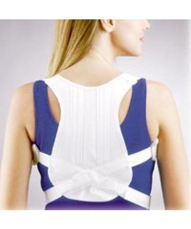 Fla 16-420SMSTD Posture Control Shoulder Brace White Small