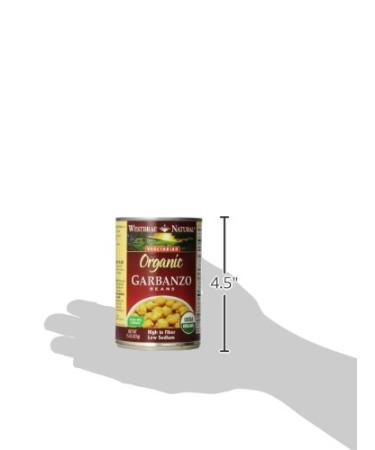 Westbrae Natural Organic Garbanzo Beans - 15 Ounce Can | Buy Vegan & Healthy Protein - Buy Online on GoSupps.com