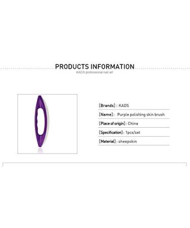 KADS Chamois Nail Buffer And Polish Tool Made Of The Sheep Leather for Nail Art Buffing for Nail Tool - Buy Online on GoSupps.com