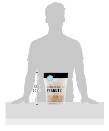 Happy Belly Roasted and Salted Peanuts - 44 Ounce | Amazon Brand - Buy Online on GoSupps.com