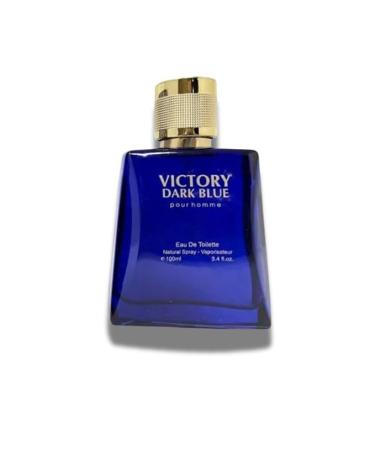 POUR HOMME VICTORY DARK BLUE EAU DE TOILETTE 3.4 FL. OZ Aromatic Fougere fragrance for Men. - Buy Online on GoSupps.com