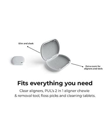 PUL Clear Aligner and Retainer Case - Gray | Keep Your Aligners Safe and Secure - Buy Online on GoSupps.com