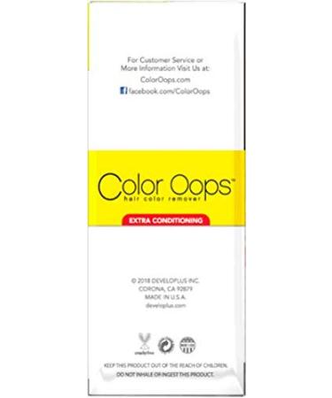 Color Oops Hair Color Remover Extra Conditioning 4oz (2 Pack) - 2 Piece Set - Buy Online on GoSupps.com