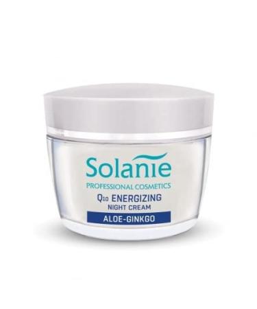 Solanie Night Cream - 50ml - Q10 Energizing & Anti-Aging Formula For Cellular Renewal & Moisturization - Boosts Skin Elasticity