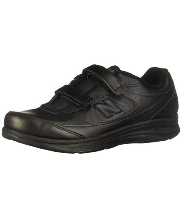 New Balance Men's 577 V1 Hook and Loop Walking Shoe 11 Wide Black