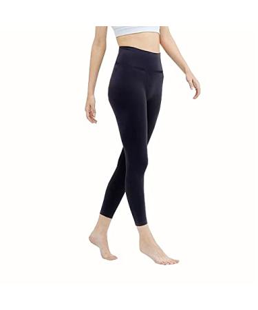 THEE BRON Girls Active Leggings Athletic Fastdry Yoga Legging Pants with Pocket Yoga-2black Large